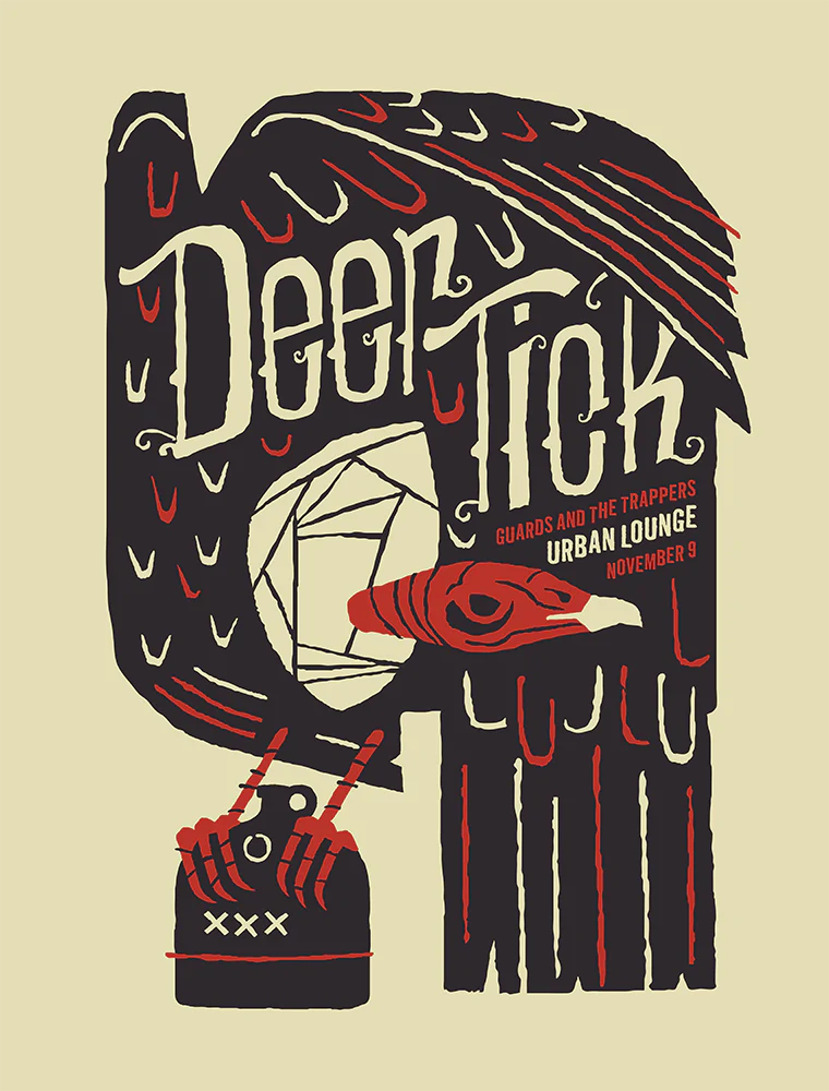 DEER TICK - 2011 Gig Poster