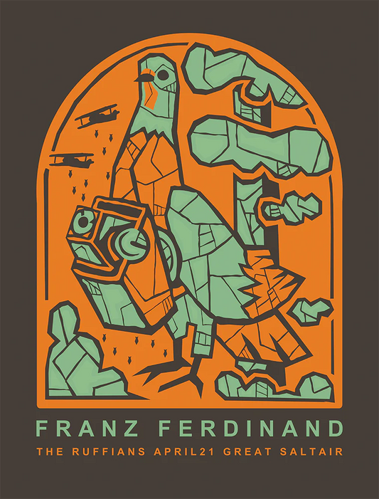 FRANZ FERDINAND - 2009 Gig Poster