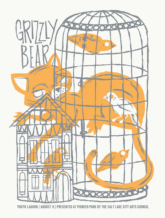 GRIZZLY BEAR - 2013 Gig Poster