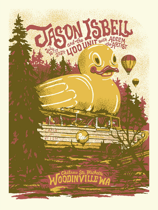 JASON ISBELL and the 400 Unit - Woodinville 2024 Gig Poster