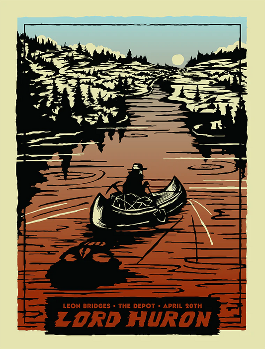 LORD HURON - 2015 Gig Poster