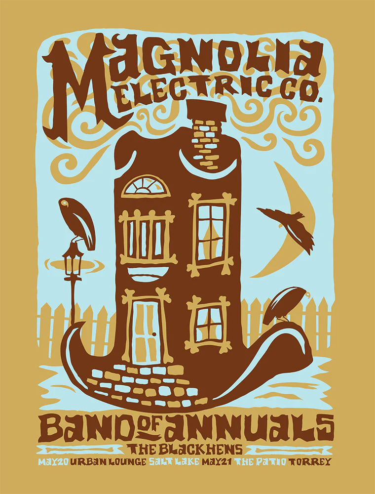 MAGNOLIA ELECTRIC CO. - 2009 Gig Poster