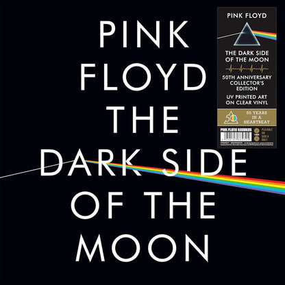 Pink Floyd - The Dark Side of the Moon 50th Anniversary - UV Art Clear Color Vinyl Record