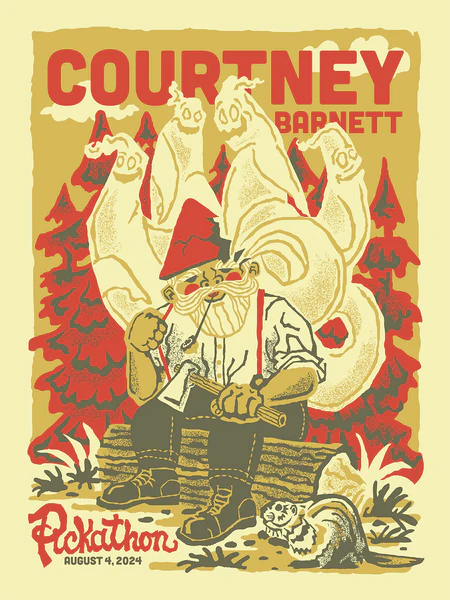 COURTNEY BARNETT - Pickathon 2024 Gig Poster