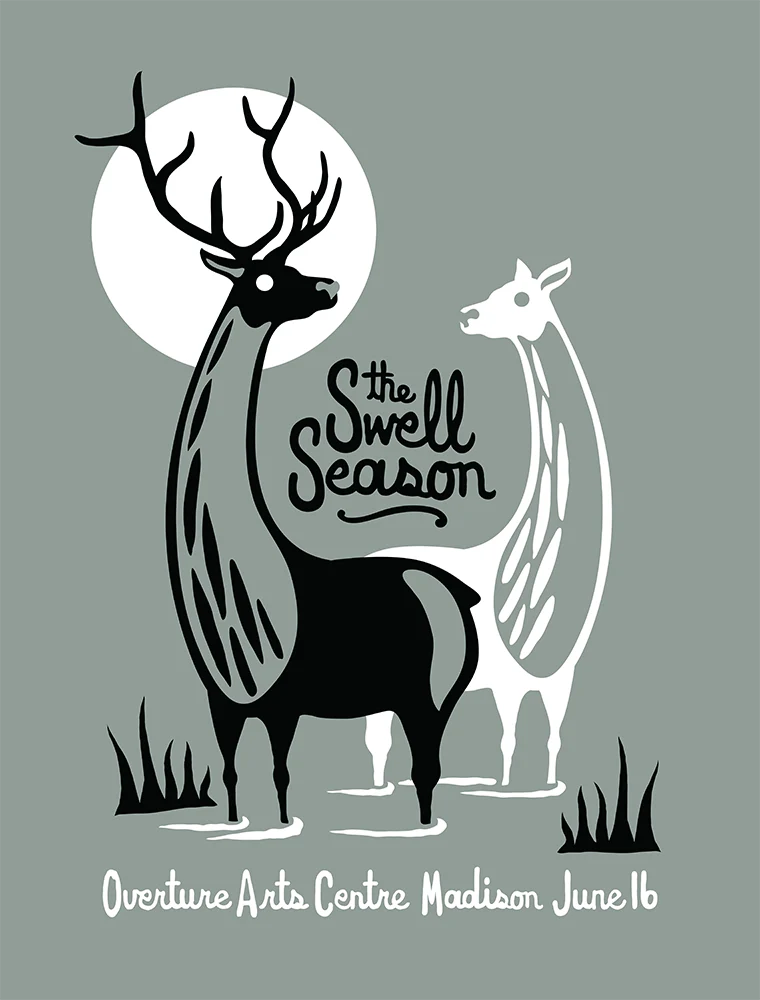 SWELL SEASON - Madison 2008 Gig Poster