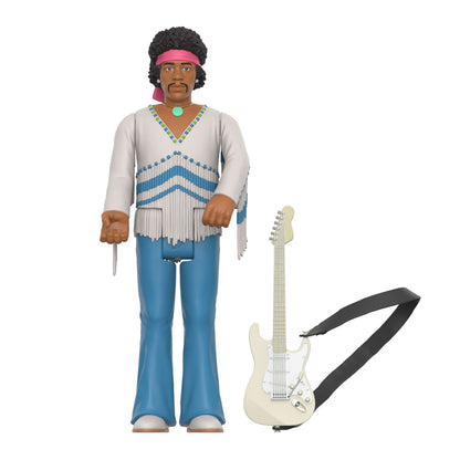 Jimi Hendrix ReAction Figures (Festival) - Super 7