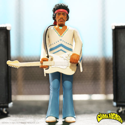 Jimi Hendrix ReAction Figures (Festival) - Super 7