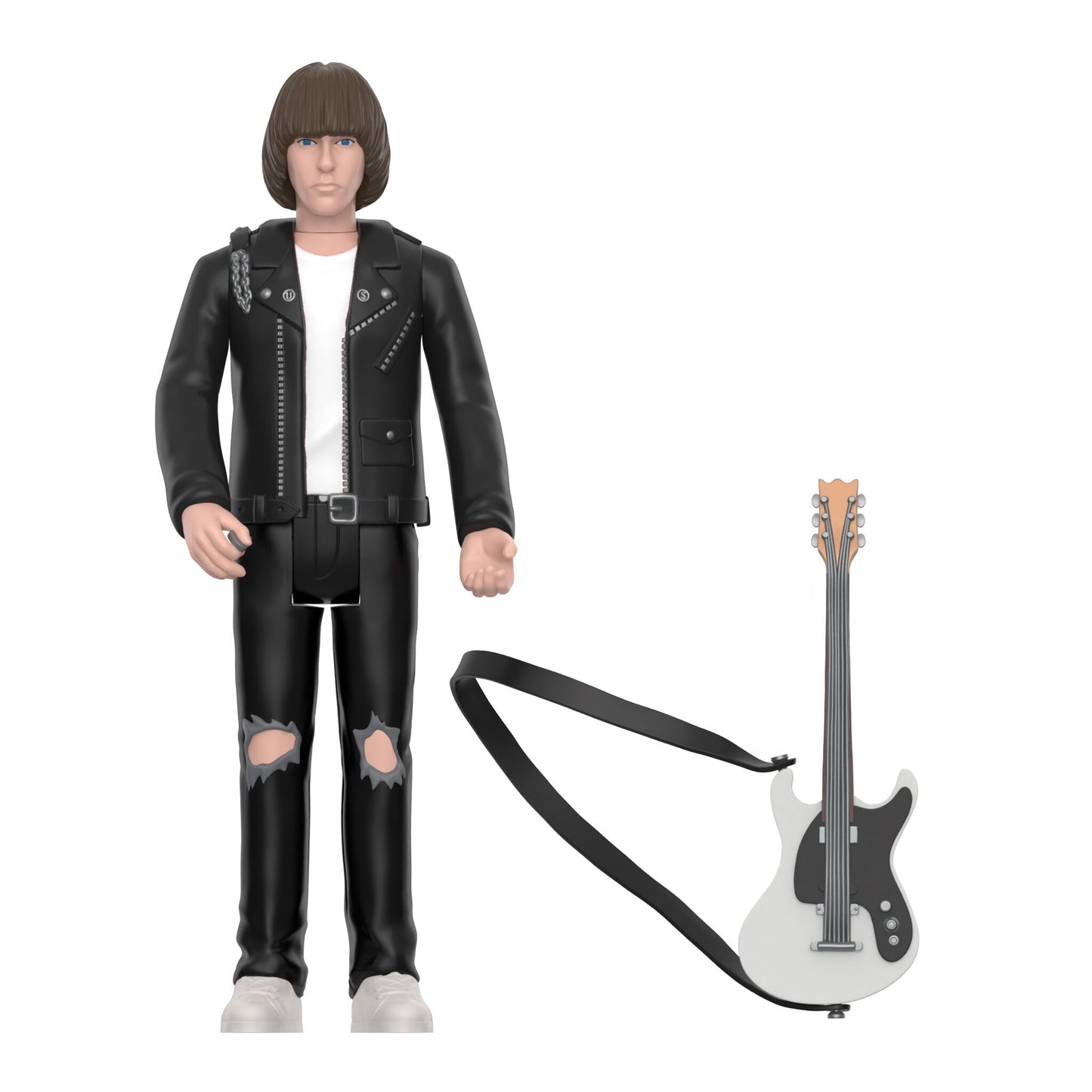 Johnny Ramone ReAction Figures (White Shirt) - Super 7