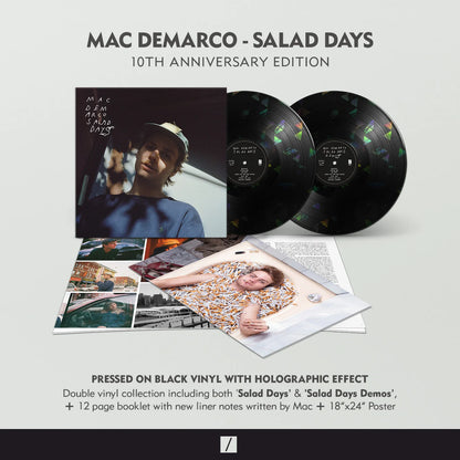 Mac DeMarco - Salad Days (10th Anniversary Edition) - Holographic Black Color Vinyl Record