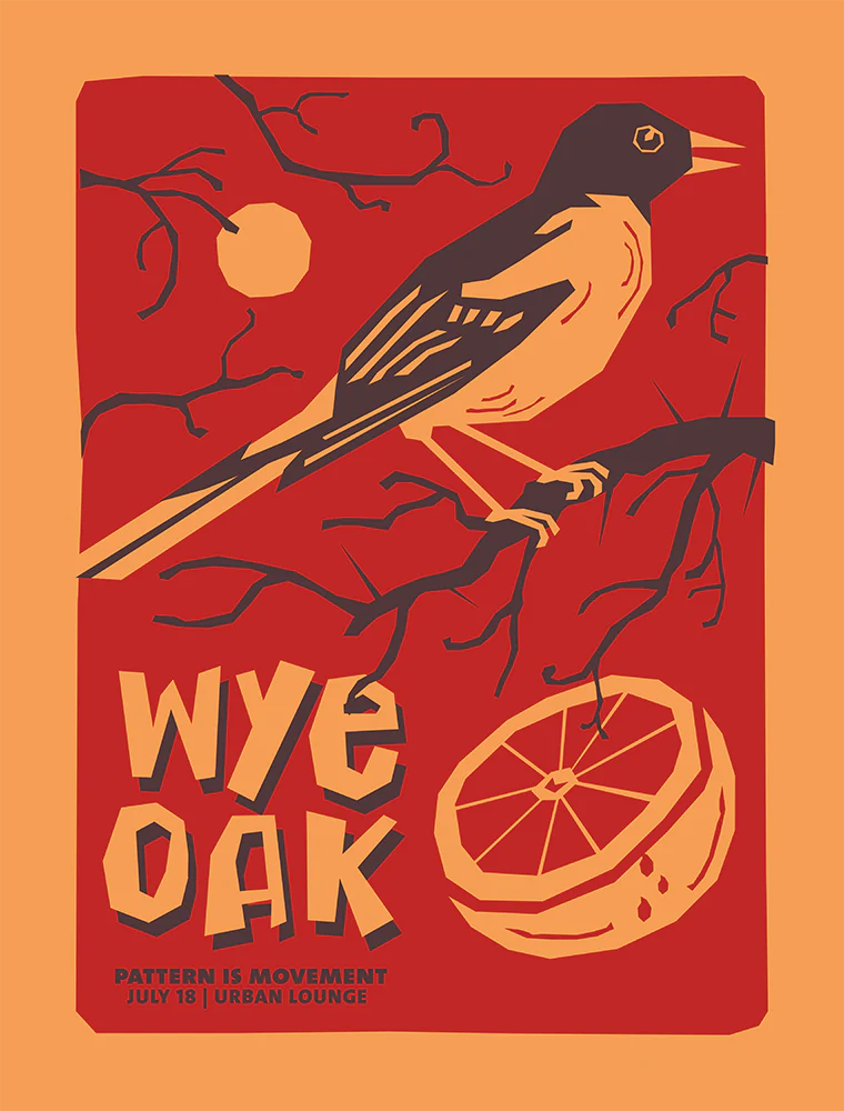 WYE OAK Gig Poster